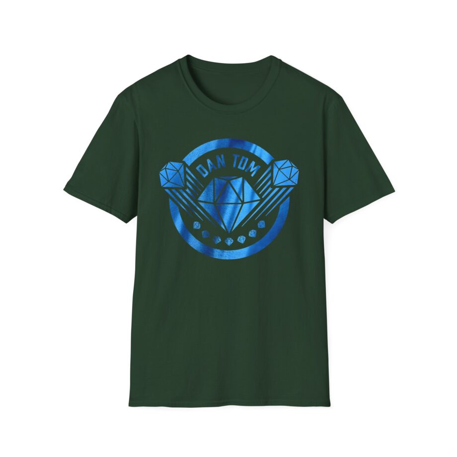 Dantdm Blue Foil Unisex Softstyle T-shirt