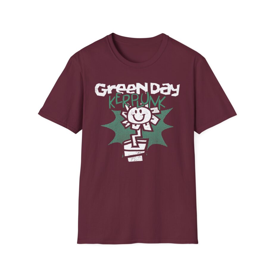 Green Day Kerplunk Vintage Flower Unisex Softstyle T-shirt