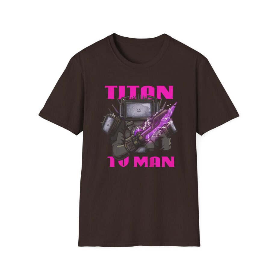 Dafuqboom Titan Tv Man Zap Unisex Softstyle T-Shirt