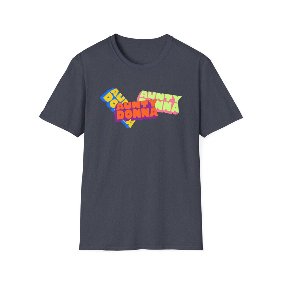 Aunty Donna Three Logo Unisex Softstyle T-shirt