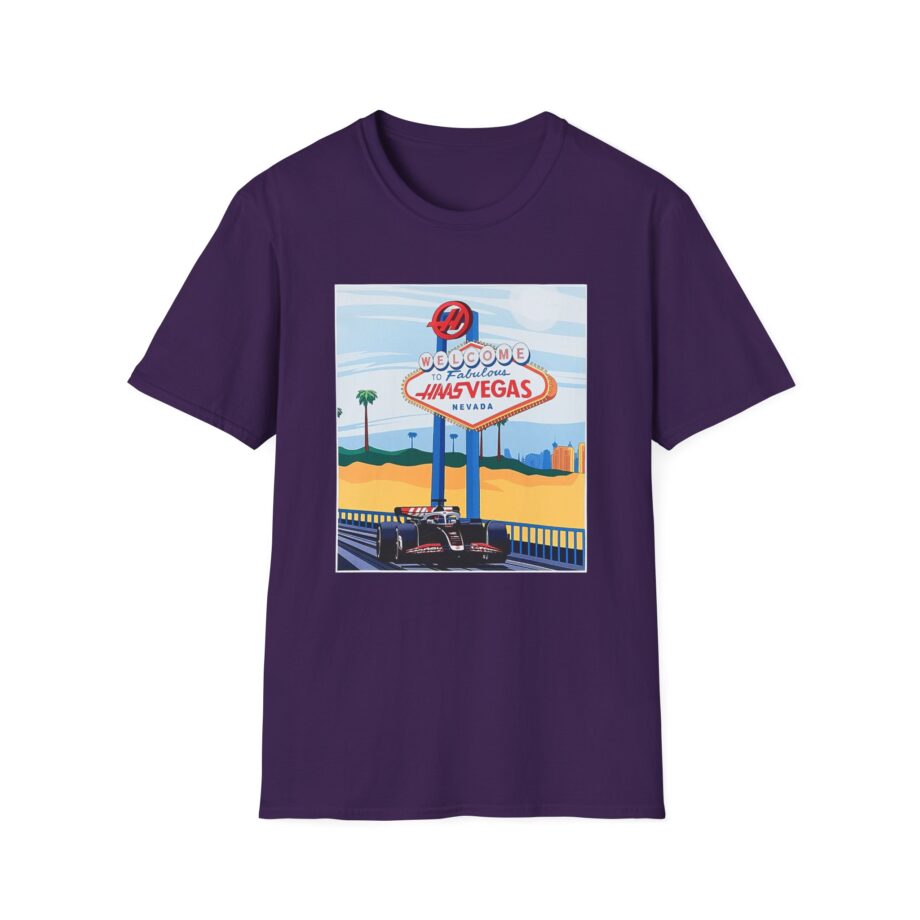 Haas F1 Las vegas Gp Unisex Softstyle T-Shirt