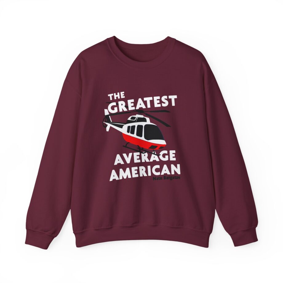 The Greatest Average American Nate Bargatze Unisex Heavy Blend™ Crewneck Sweatshirt