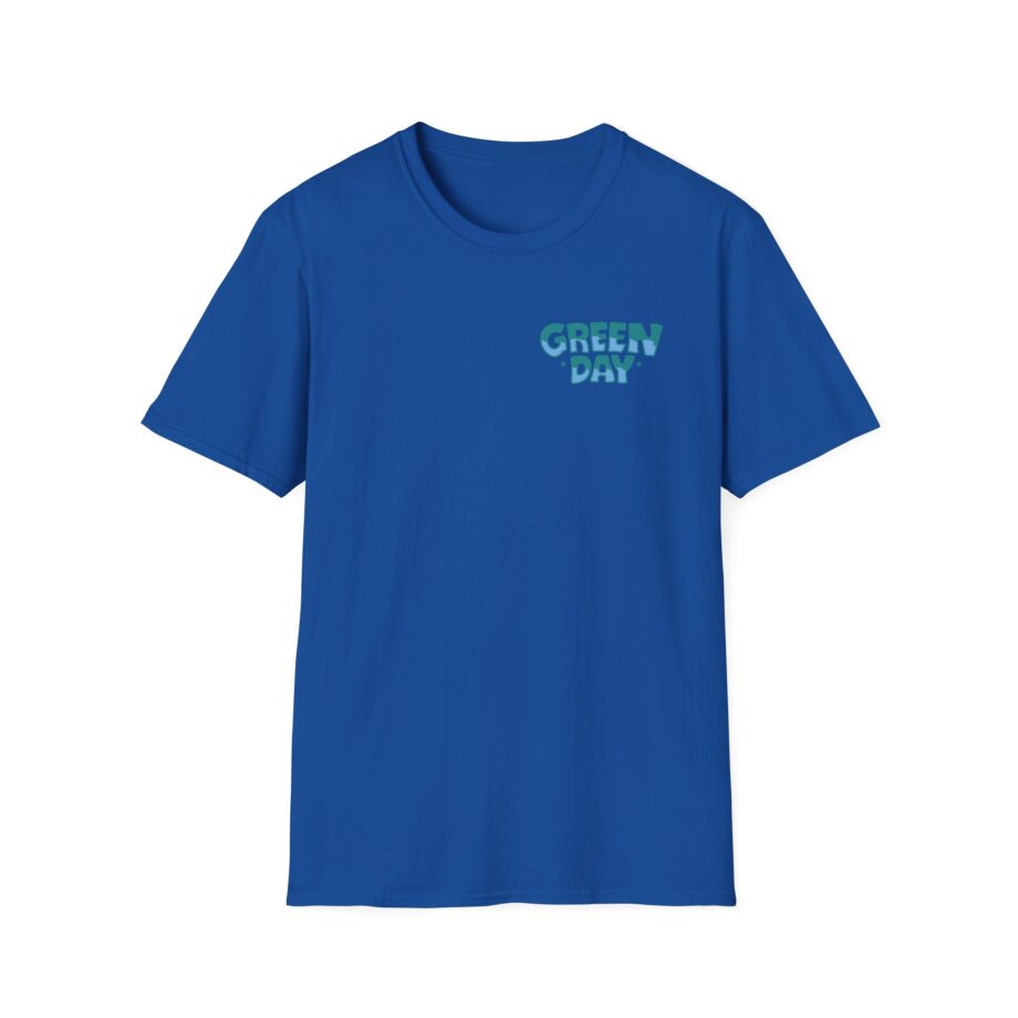 Green Day Blue Skull Unisex Softstyle T-shirt