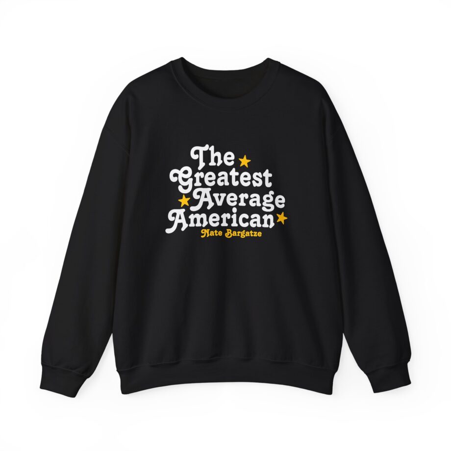 The Greatest Average American Nate Bargatze Unisex Heavy Blend™ Crewneck Sweatshirt