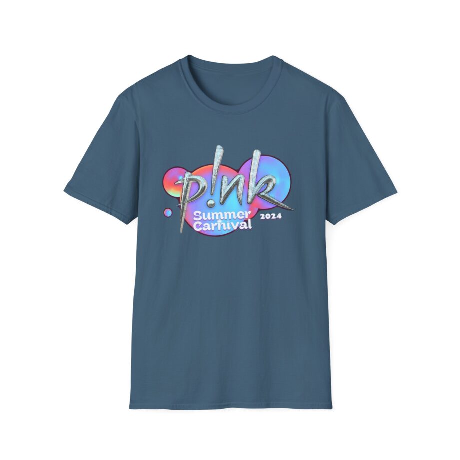 P!nk Split Tie Dye Unisex Softstyle T-Shirt