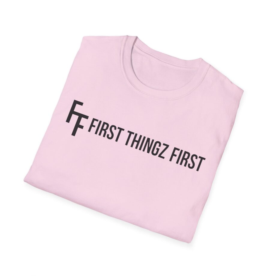 Katie Van Slyke First Thingz First  Unisex Softstyle T-shirt