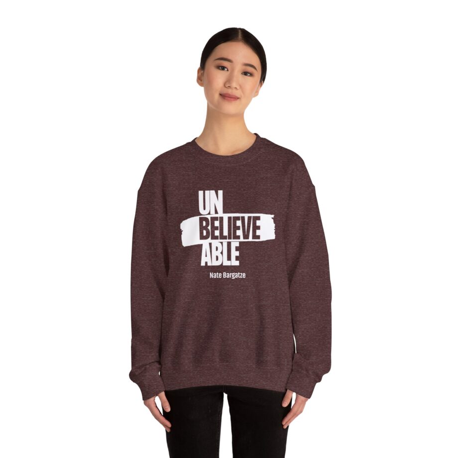 Nate Bargatze Unbelievable Unisex Heavy Blend™ Crewneck Sweatshirt