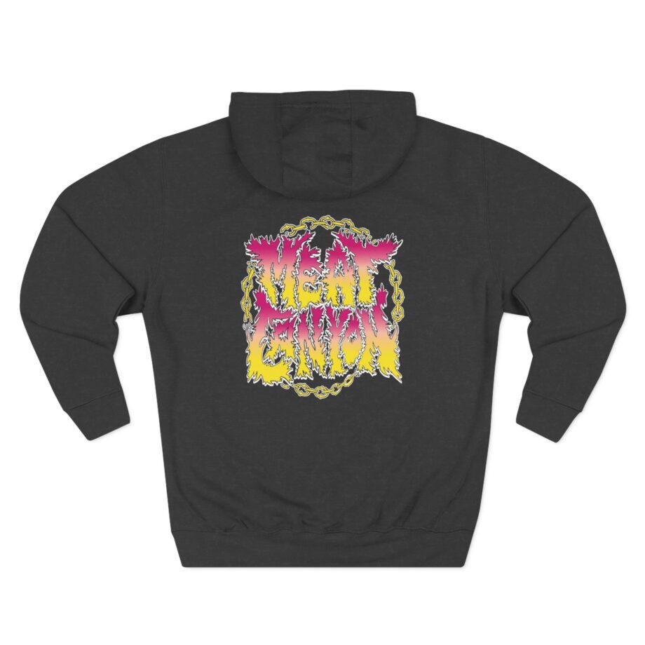 Papa Meat  Three-Panel Fleece Hoodie