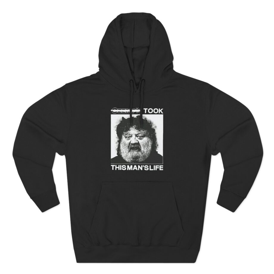 Papa Meat  Three-Panel Fleece Hoodie