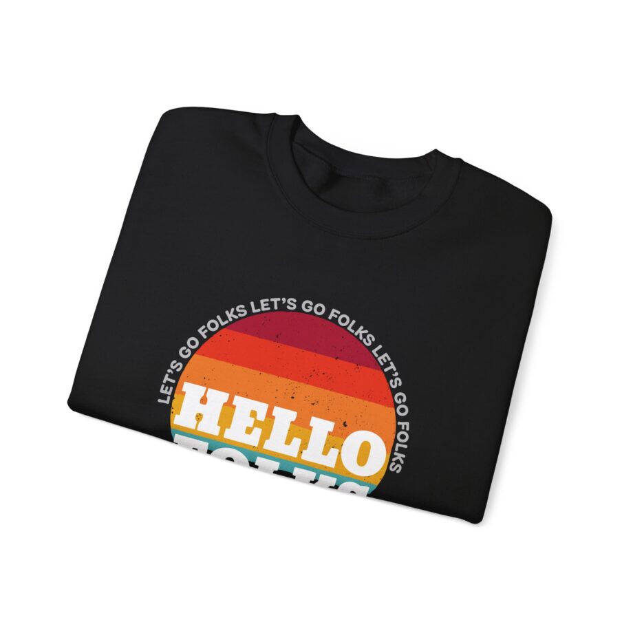 Nate Bargatze Hello Folks Unisex Heavy Blend™ Crewneck Sweatshirt