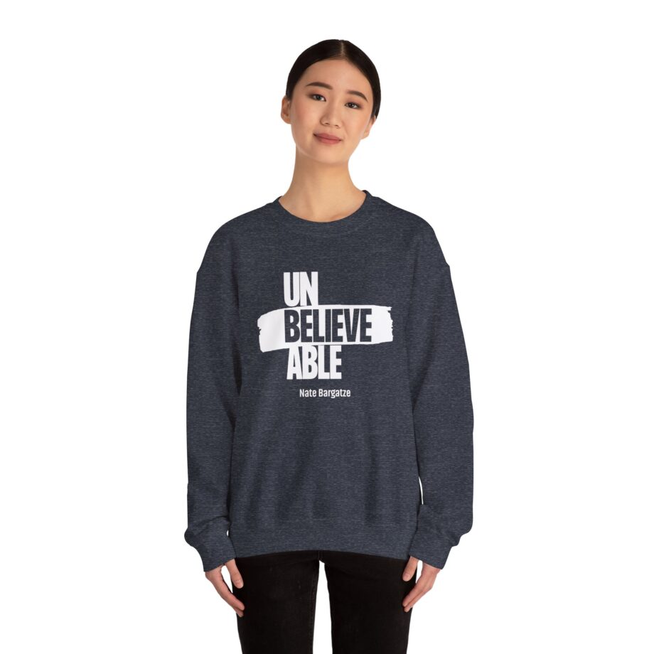 Nate Bargatze Unbelievable Unisex Heavy Blend™ Crewneck Sweatshirt