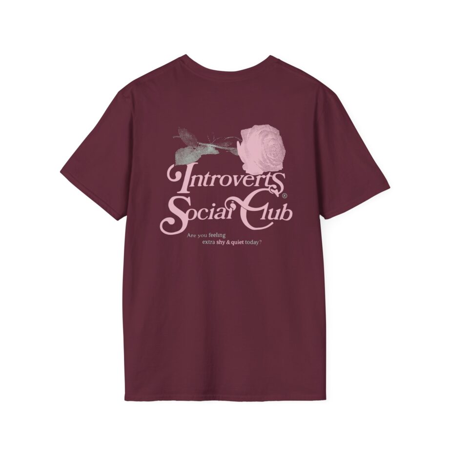Kallmekris Introverts Social Club  Unisex Softstyle T-Shirt