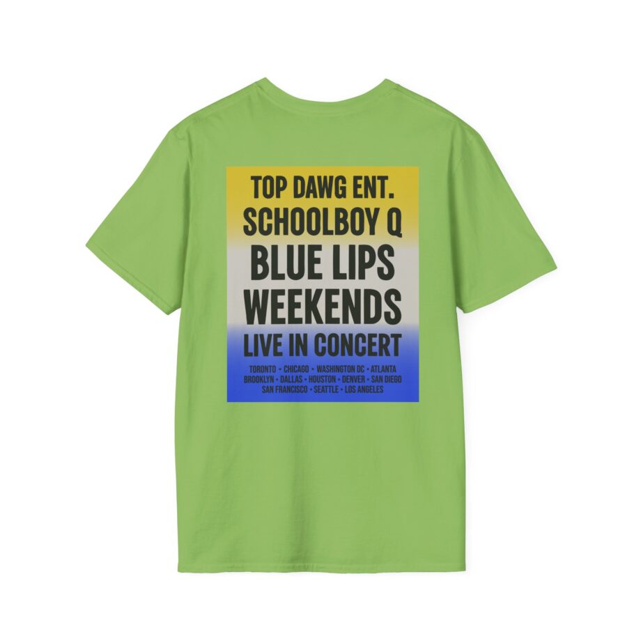 Isaiah Rashad the Blue Lips Tour Unisex Softstyle T-Shirt