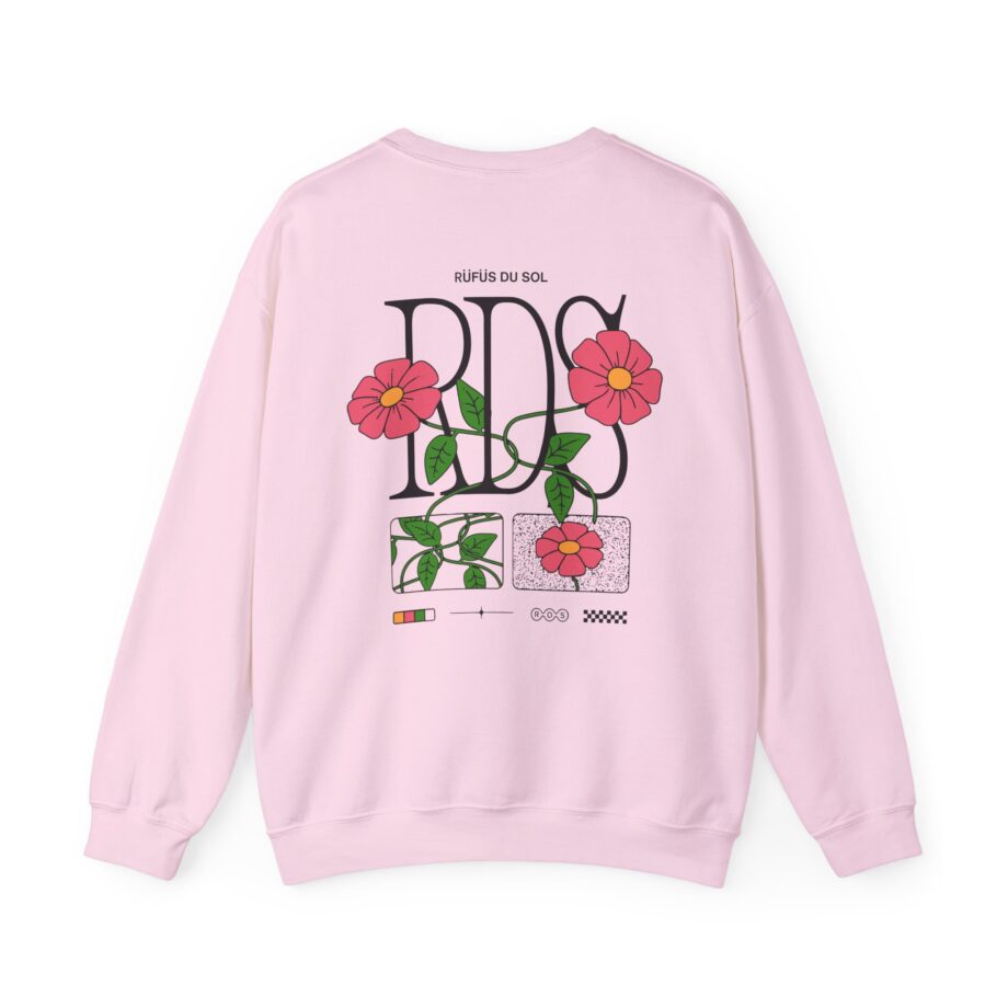 Rufus Du Sol Flower Ecru Unisex Heavy Blend™ Crewneck Sweatshirt
