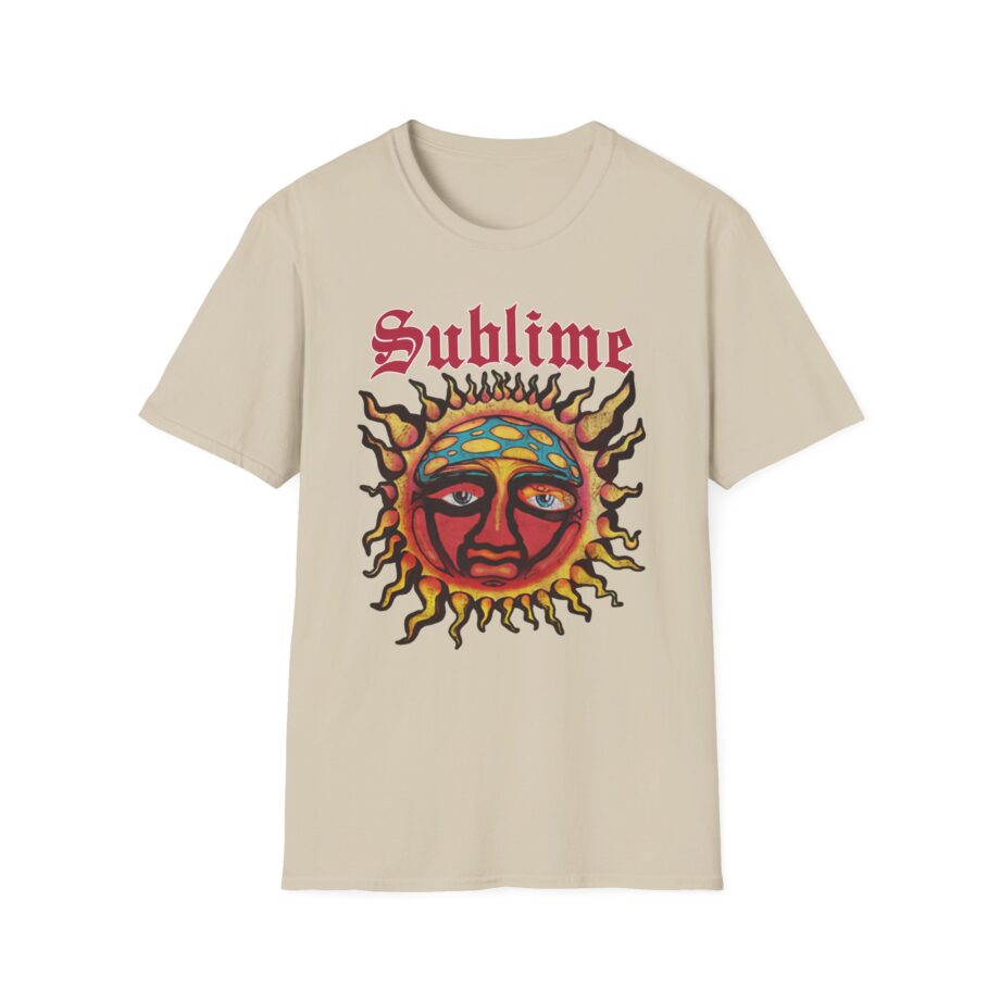 Maroon Sublime Sun Unisex Softstyle T-shirt