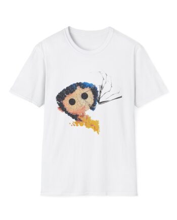 Coraline Button Art Anniversary Unisex Softstyle T-shirt