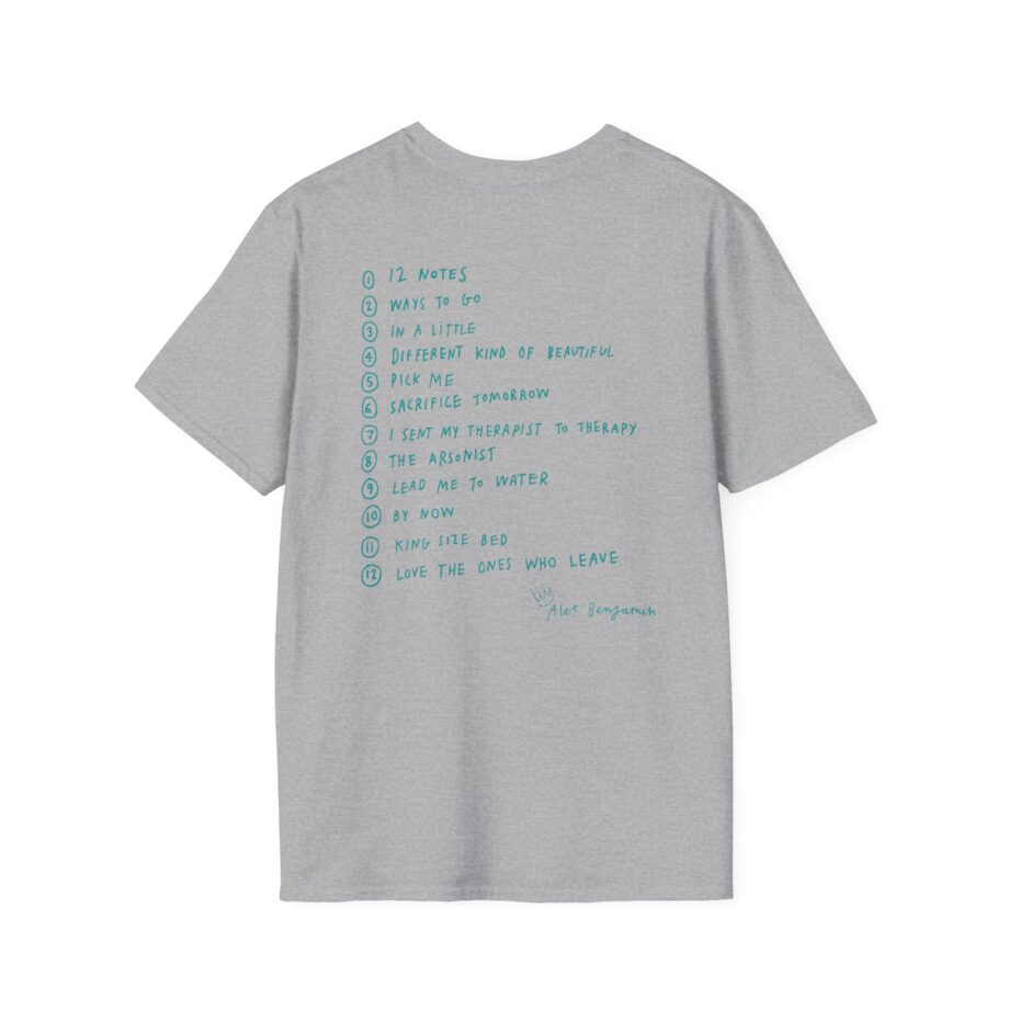 Alec Benjamin 12 Notes Unisex Softstyle T-shirt
