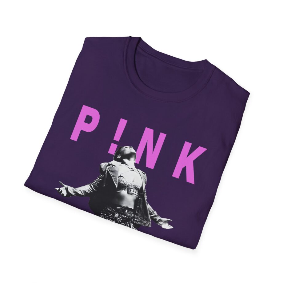 Pink Trustfall Praise Unisex Softstyle T-shirt