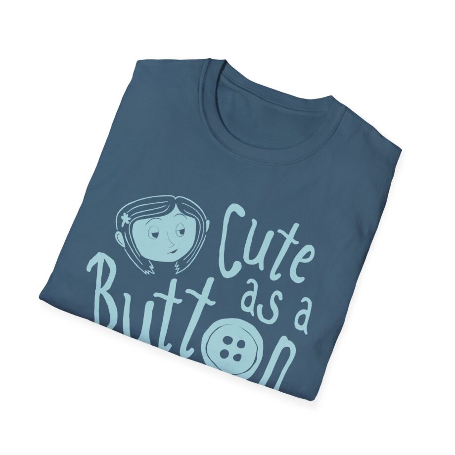 Coraline Cute Button Unisex Softstyle T-shirt