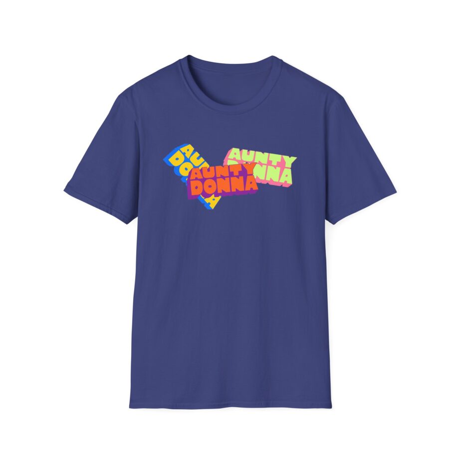 Aunty Donna Three Logo Unisex Softstyle T-shirt