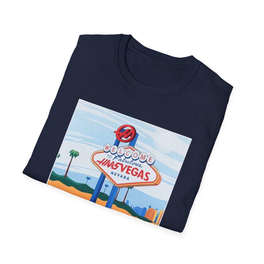 Haas F1 Las vegas Gp Unisex Softstyle T-Shirt