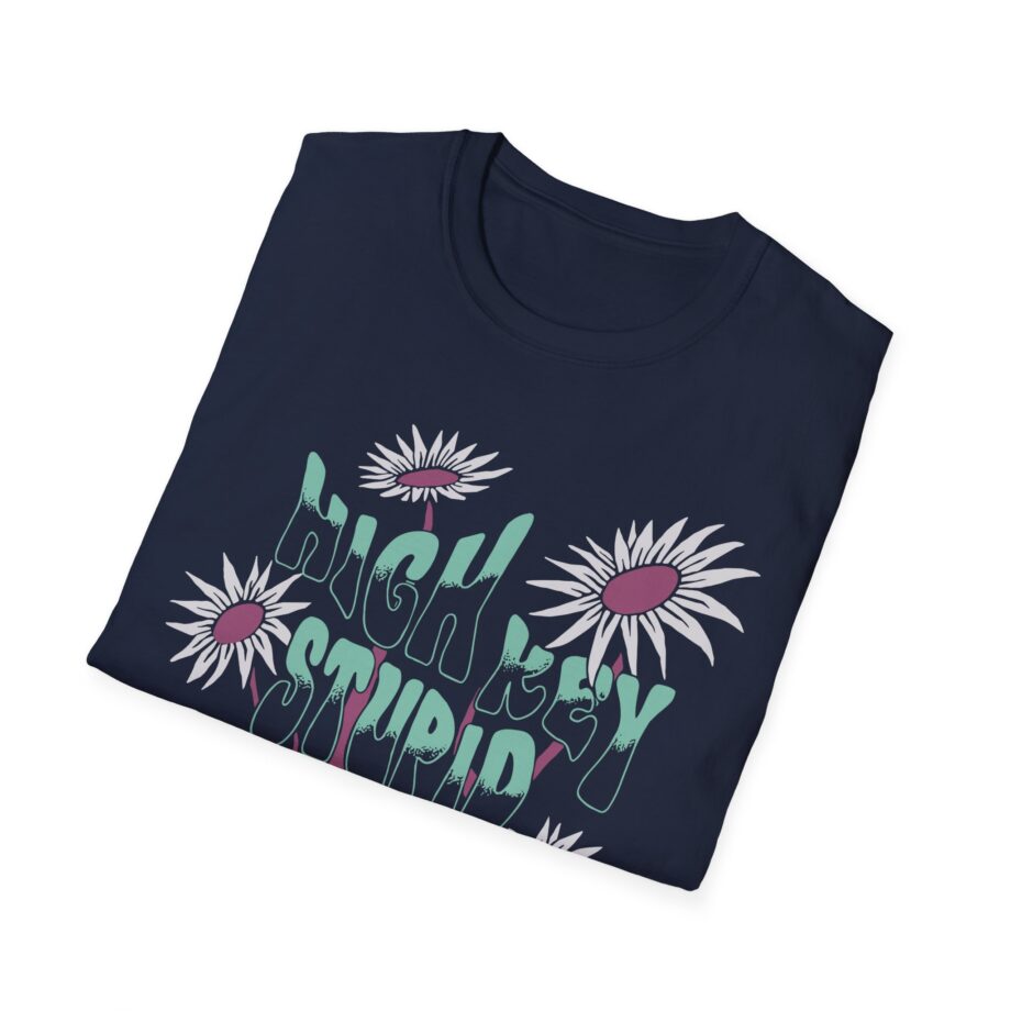 High Key Stupid Low Key Genius Unisex Softstyle T-Shirt