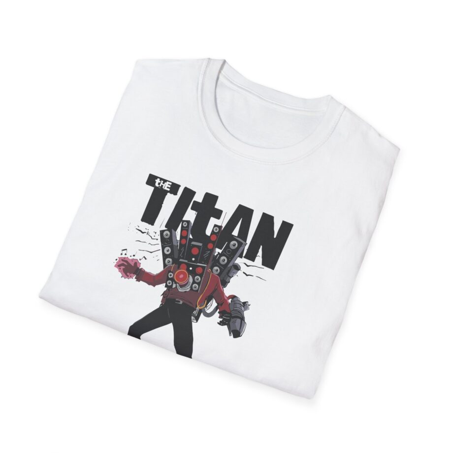 Dafuqboom Titan Speakerman High Voltage Unisex Softstyle T-Shirt