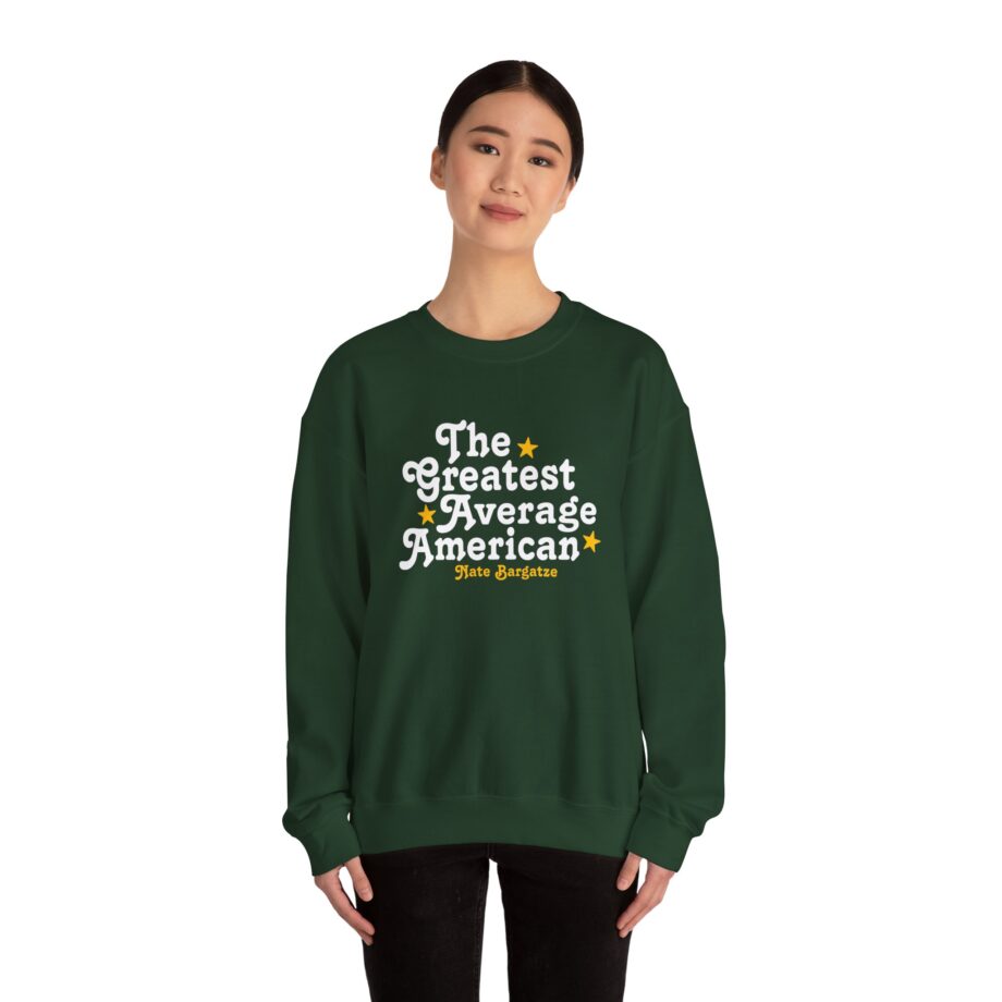 The Greatest Average American Nate Bargatze Unisex Heavy Blend™ Crewneck Sweatshirt