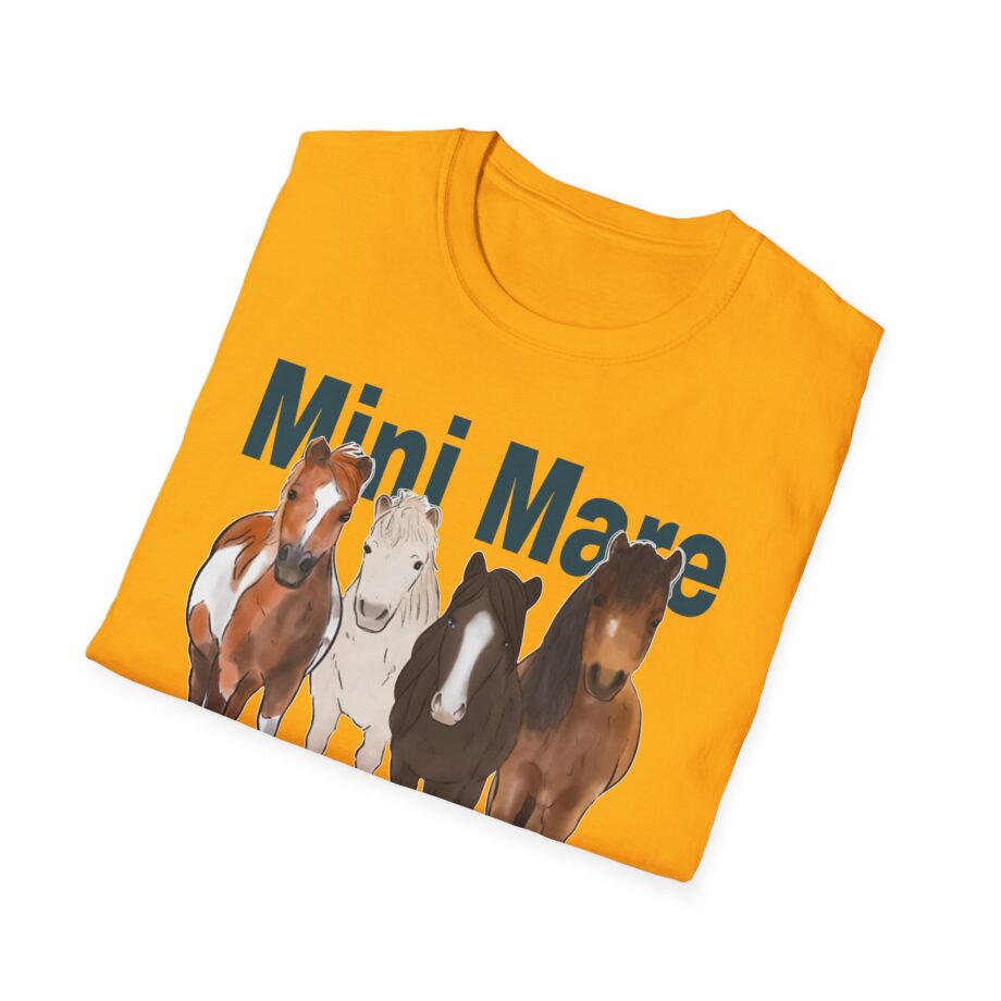 Katie Van Slyke Mini Mare Don't Care Unisex Softstyle T-shirt