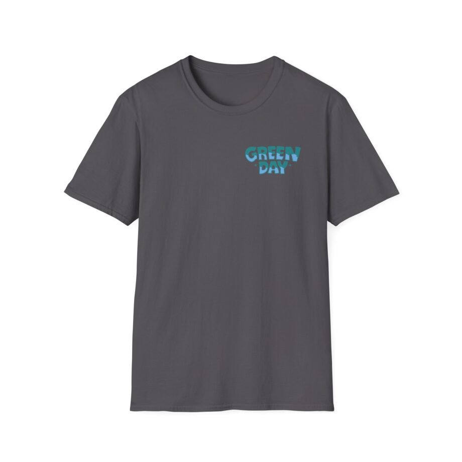 Green Day Blue Skull Unisex Softstyle T-shirt