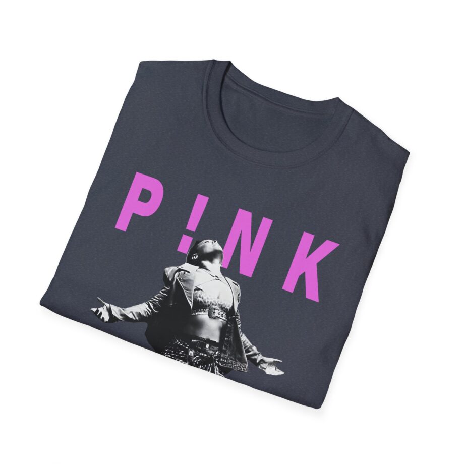 Pink Trustfall Praise Unisex Softstyle T-shirt