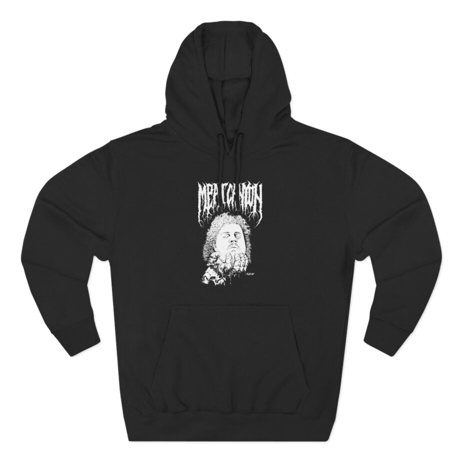 Papa Meat  Three-Panel Fleece Hoodie