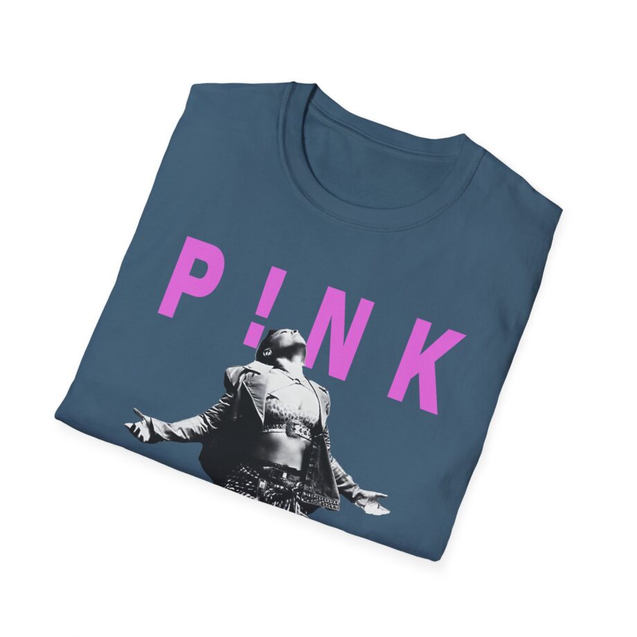 Pink Trustfall Praise Unisex Softstyle T-shirt