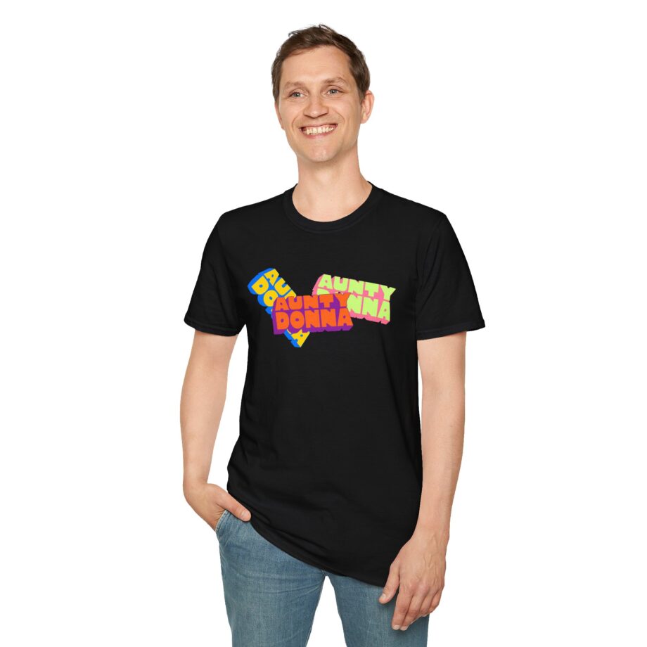 Aunty Donna Three Logo Unisex Softstyle T-shirt