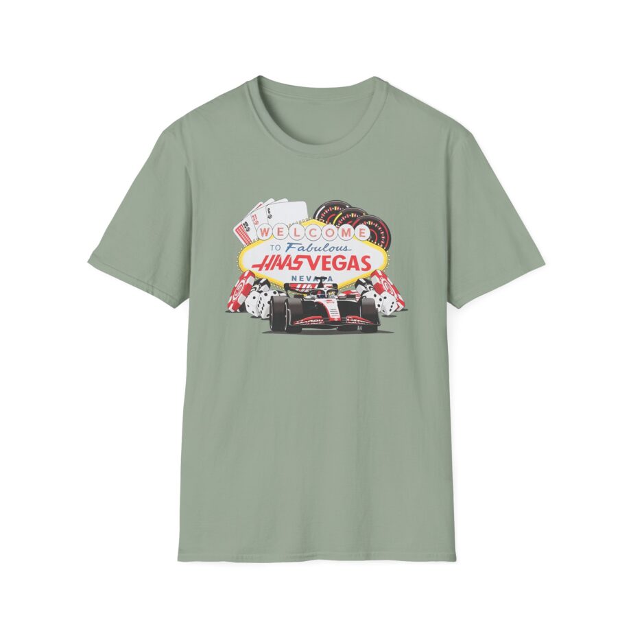 Haas F1 Las Vegas Gp  Unisex Softstyle T-Shirt