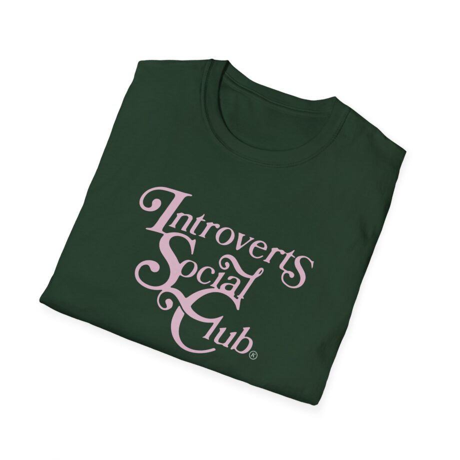 Kallmekris Introverts Social Club  Unisex Softstyle T-Shirt