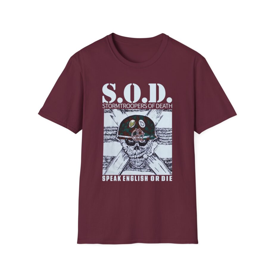 S.o.d. Stormtroopers of Death Band Unisex Softstyle T-shirt
