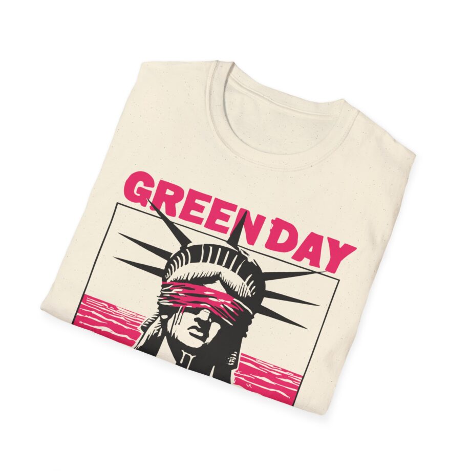 Green Day Lady Liberty Unisex Softstyle T-shirt