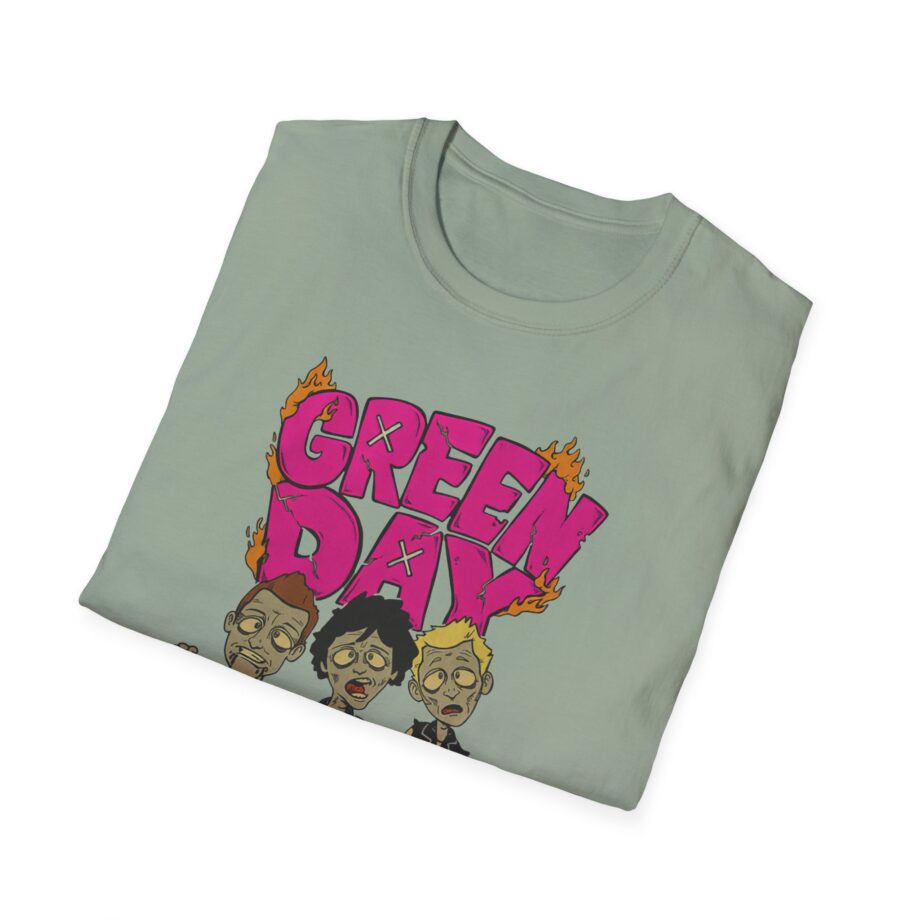 Green Day Walking Green Day Zombie Unisex Softstyle T-shirt