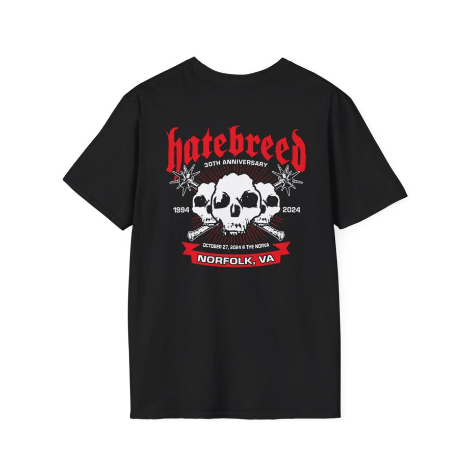 Hatebreed Norfolk Va Tonight Unisex Softstyle T-Shirt