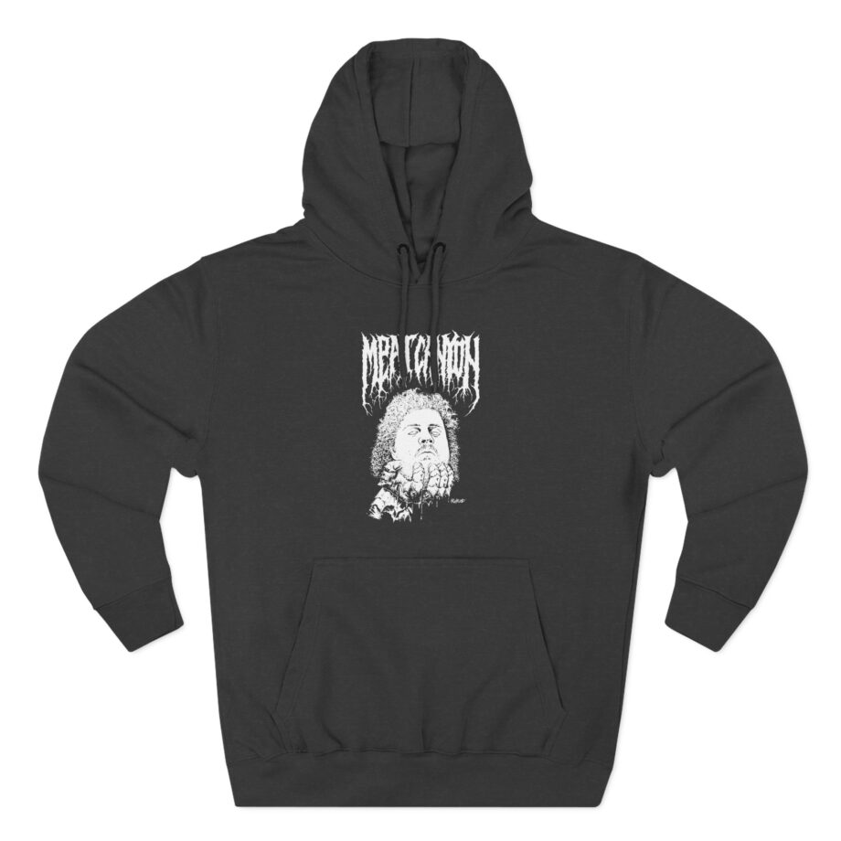 Papa Meat  Three-Panel Fleece Hoodie
