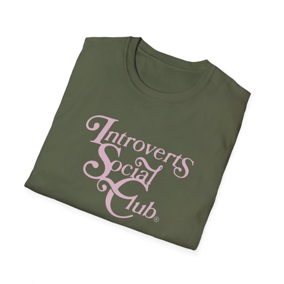 Kallmekris Introverts Social Club  Unisex Softstyle T-Shirt