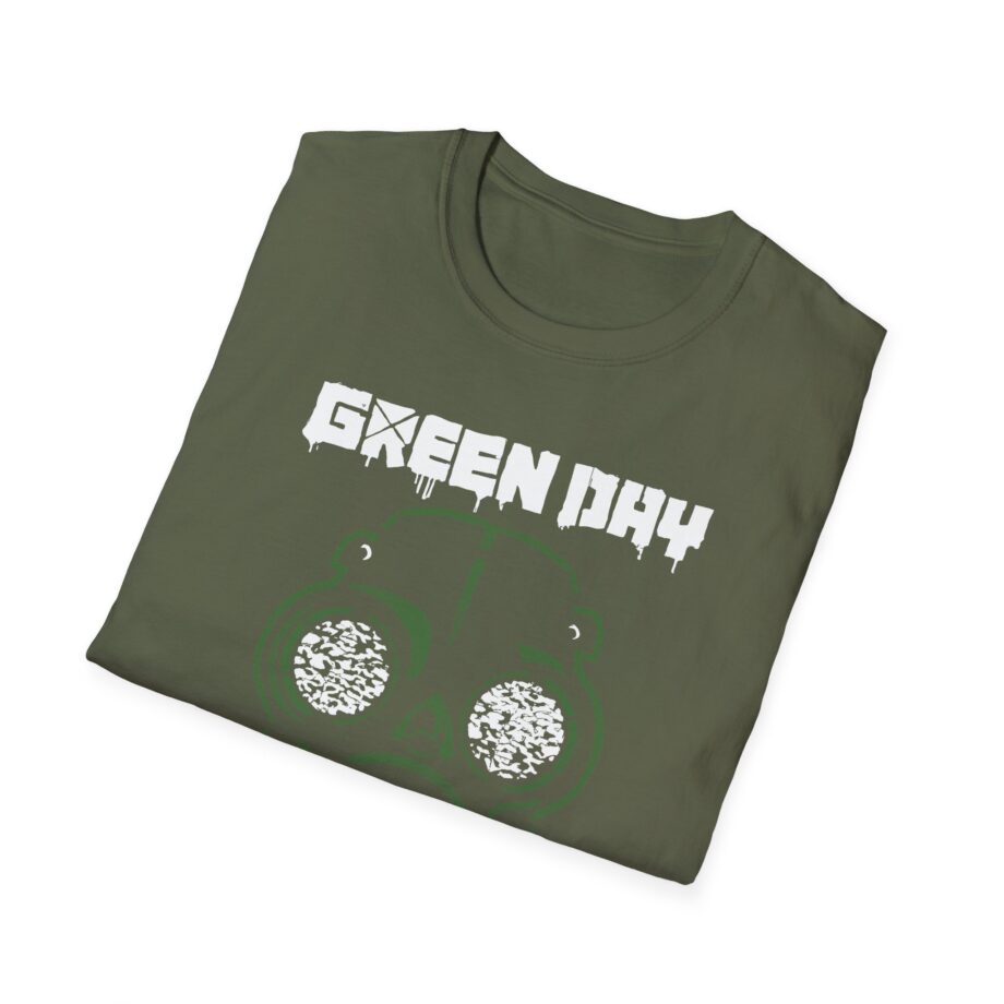 Green Day Gas Mask Unisex Softstyle T-shirt