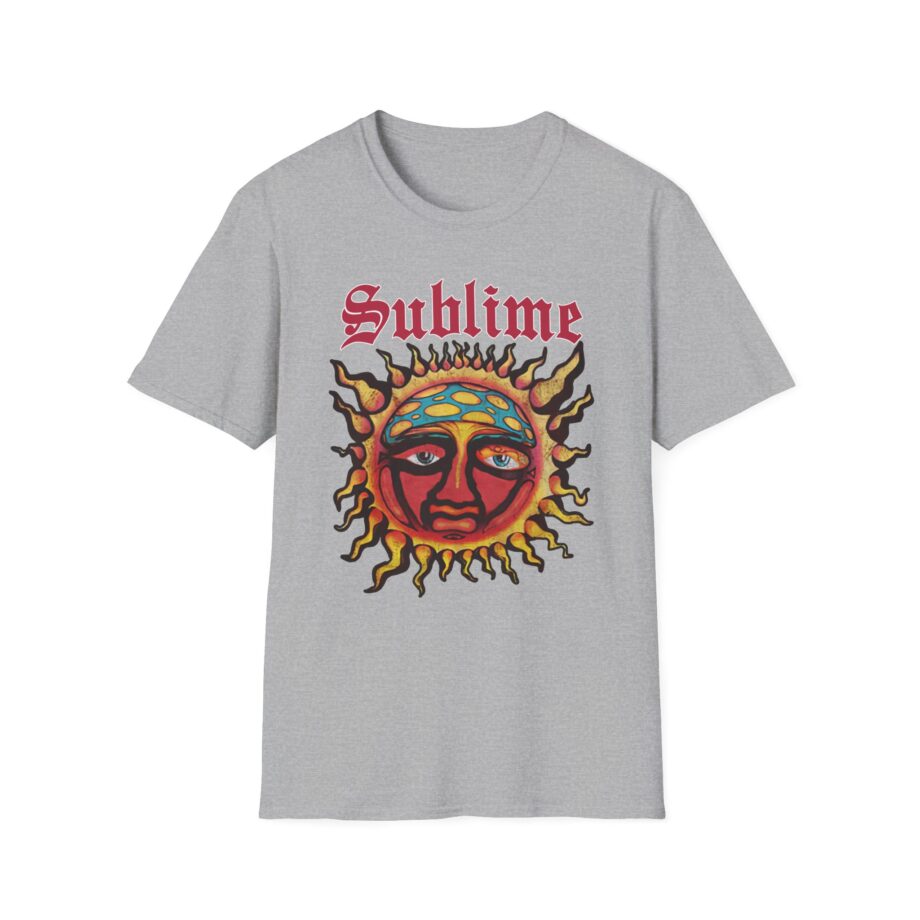 Maroon Sublime Sun Unisex Softstyle T-shirt