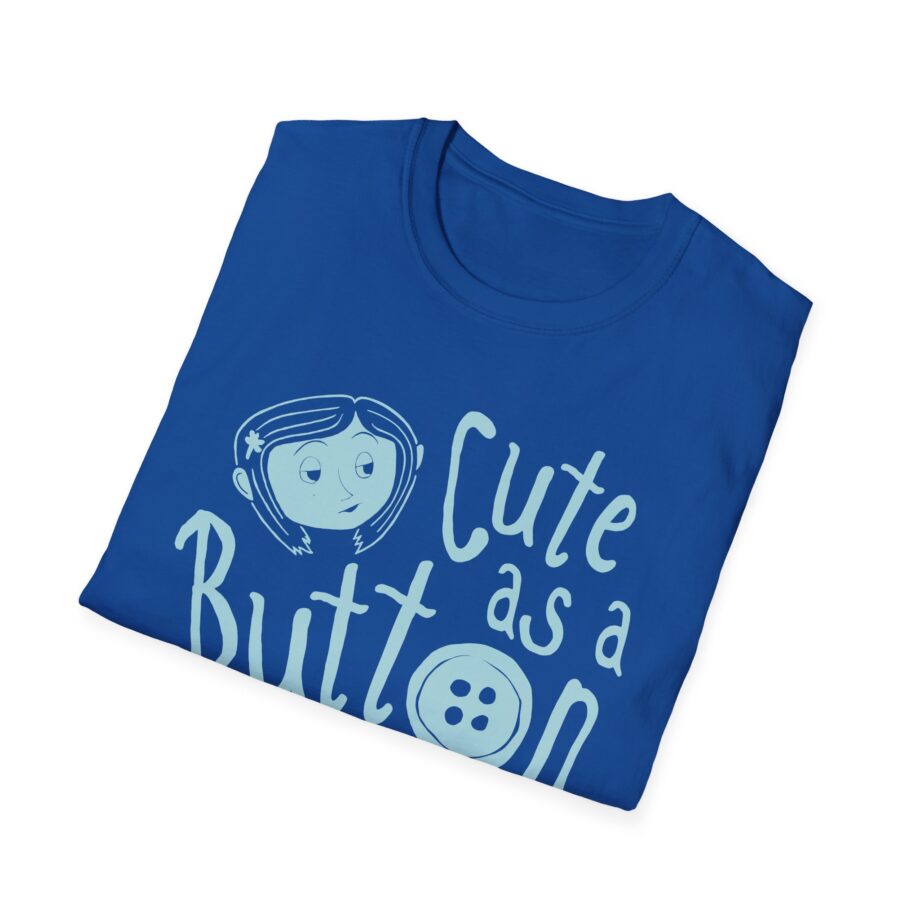 Coraline Cute Button Unisex Softstyle T-shirt