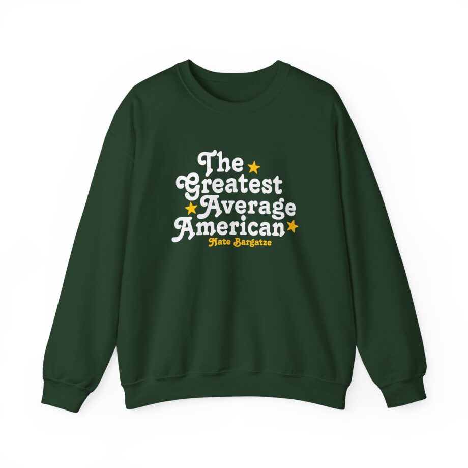 The Greatest Average American Nate Bargatze Unisex Heavy Blend™ Crewneck Sweatshirt