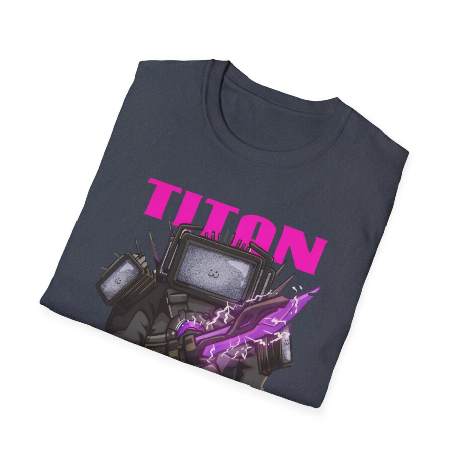 Dafuqboom Titan Tv Man Zap Unisex Softstyle T-Shirt