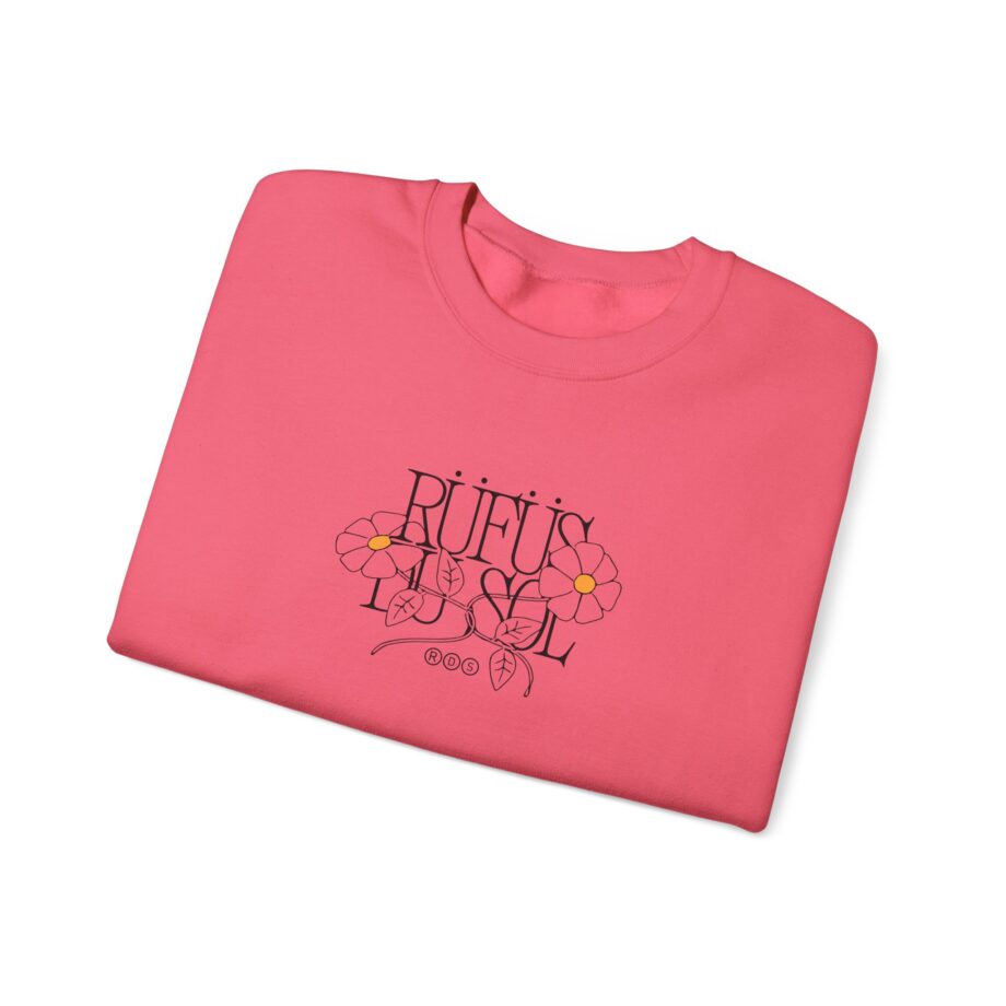 Rufus Du Sol Flower Ecru Unisex Heavy Blend™ Crewneck Sweatshirt