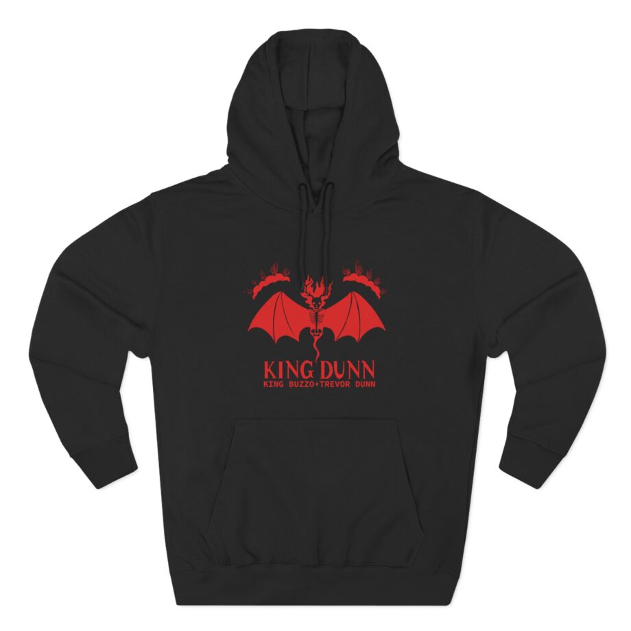 Melvins King Dunn King Buzzo Trevor Dunn Three-Panel Fleece Hoodie