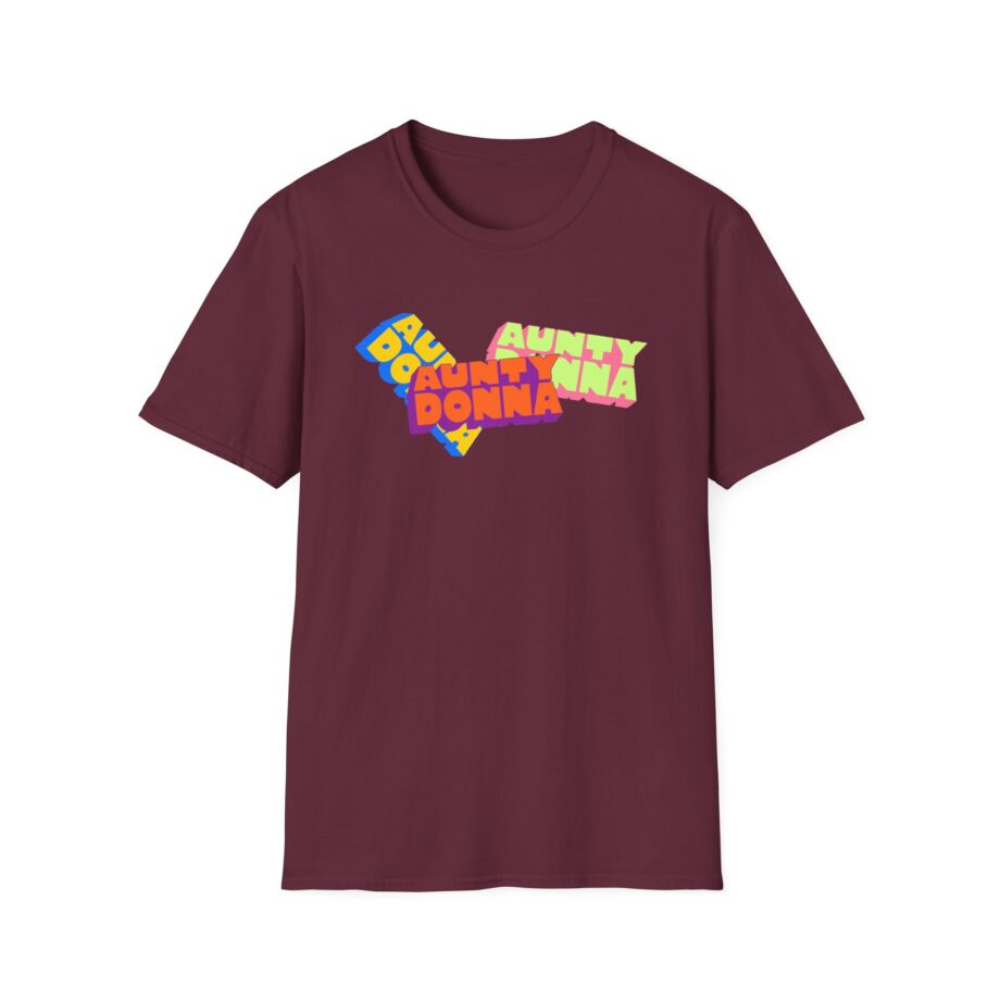 Aunty Donna Three Logo Unisex Softstyle T-shirt